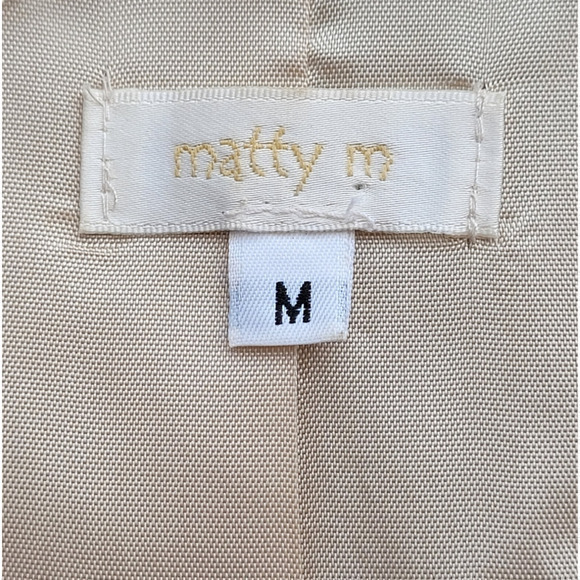 Vintage 80s Matty M Paisley Jacquard‎ Grosgrain Ribbon Bows Cropped Jacket - Picture 4 of 13